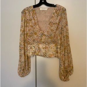 ASTR Floral top. New never worn. Beautiful but the fit does not work for me